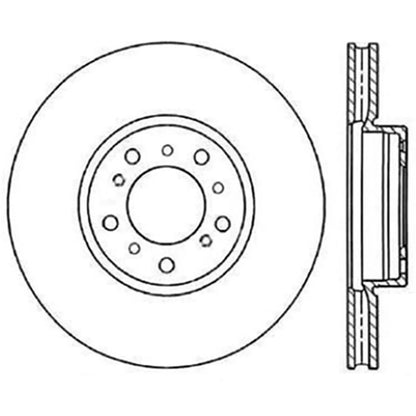 StopTech 127.34058L Front Left Drilled Slotted Disc Brake Rotor for 01-06 BMW M3