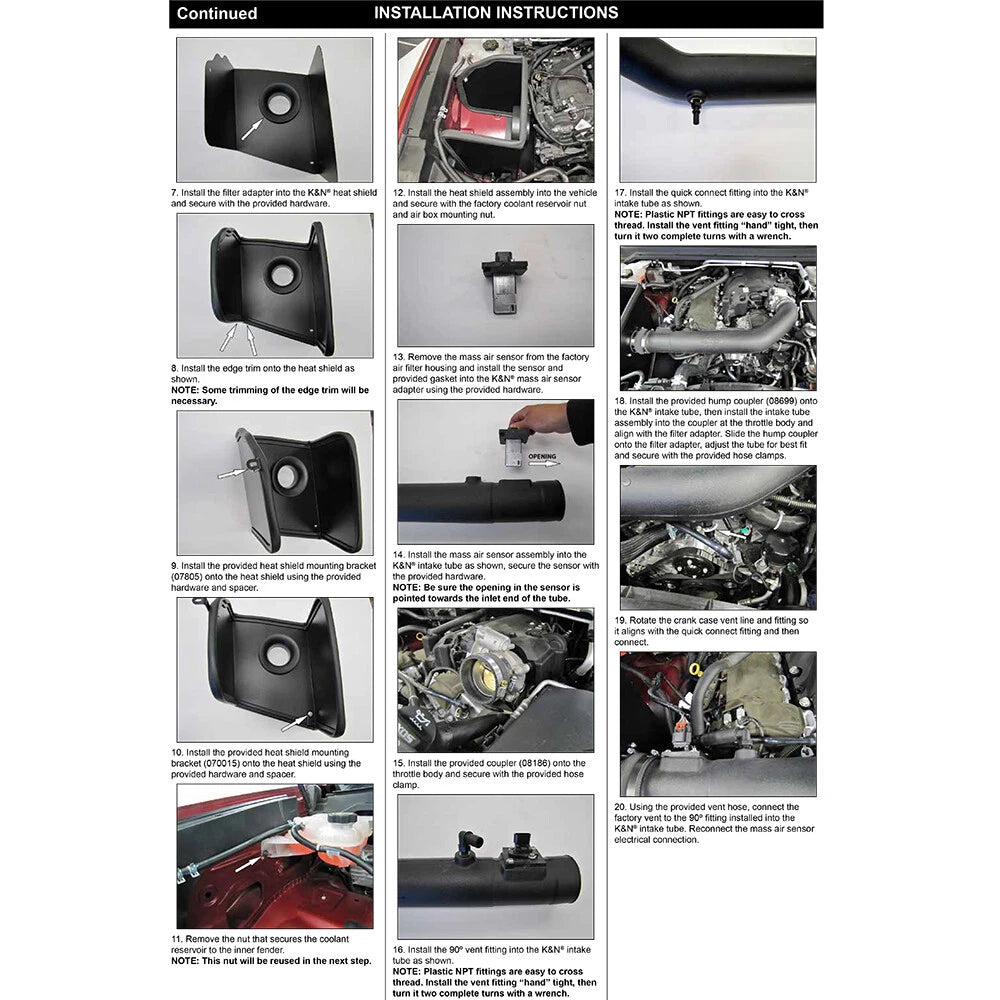 K&N AirCharger Performance Intake | Chevrolet Colorado V6-3.6L F/I (17-18) (63-3104)