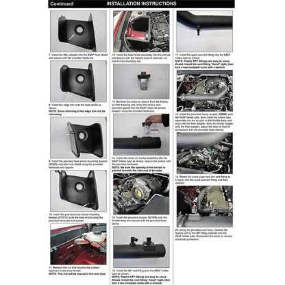 K&N AirCharger Performance Intake | Chevrolet Colorado V6-3.6L F/I (17-18) (63-3104)