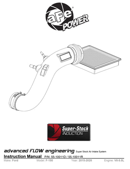 aFe Pro 5R Induction System | Ford F-150 (15-20) (55-10011R)