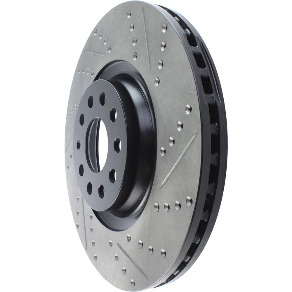 StopTech 127.33144L Front Left Drilled Brake Rotor for 2014-19 S3 / 12-17 VW CC
