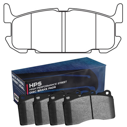 Hawk Performance Street Rear Brake Pads | Mazda Miata (2003–2005) (HB468F.492)