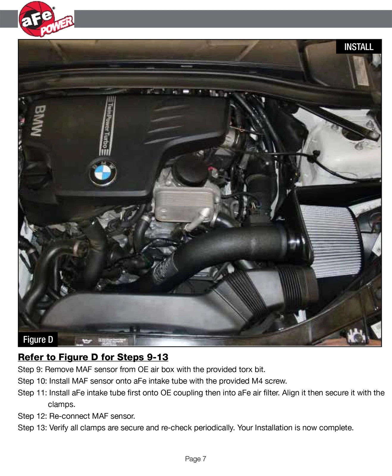 aFe MagnumFORCE Stage-2 Pro 5R Intake System | BMW X1 (E84) 2.0L N20 (54-12522)
