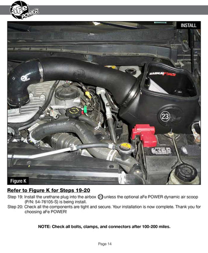 aFe Magnum Force Stage-2 Pro 5R Cold Air Intake | Nissan Titan XD V8-5.0L (16-19) (54-13026R)