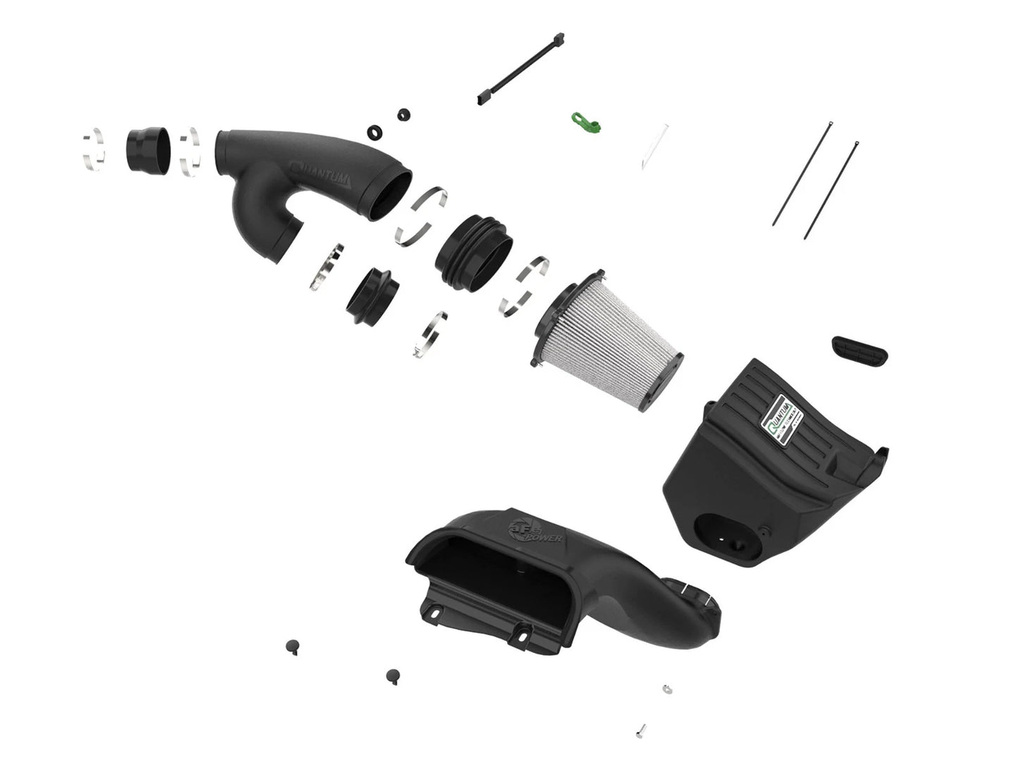 aFe Quantum Cold Air Intake w/ Pro DRY S Filter | Ford F-150 EcoBoost V6 2.7L/3.5L (15-24) (53-10033D)