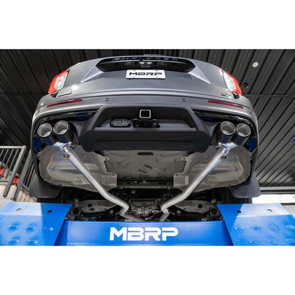 MBRP 2.5in Dual Rear Exit Axle Back w/ Quad CF Tips | Explorer ST 20-21 (S52033CF)