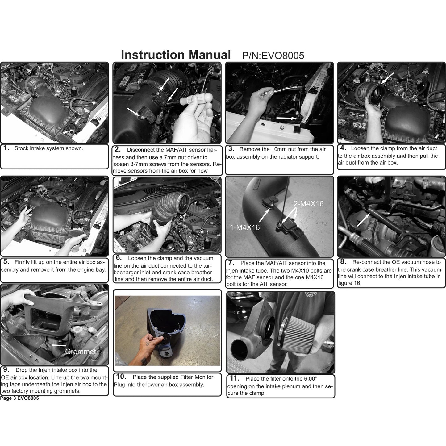 Injen 07.5-09 Dodge 6.7L Evolution Cold Air Intake | Dodge Ram 2500/3500 (02-09) (EVO8005)