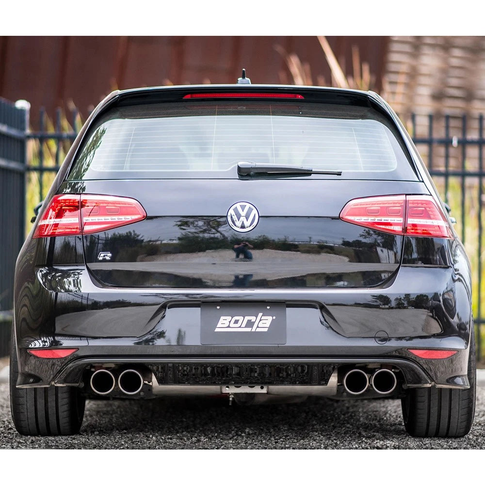 Borla S-Type Cat-Back Exhaust | 2015-2017 VW Golf R Mk7 (140643)