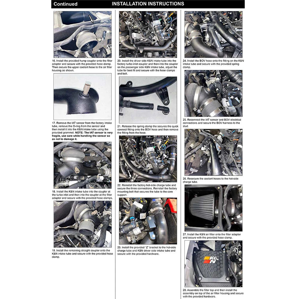 K&N Performance Dryflow Air Intake System | Ford Bronco (21-23) (30-2619)