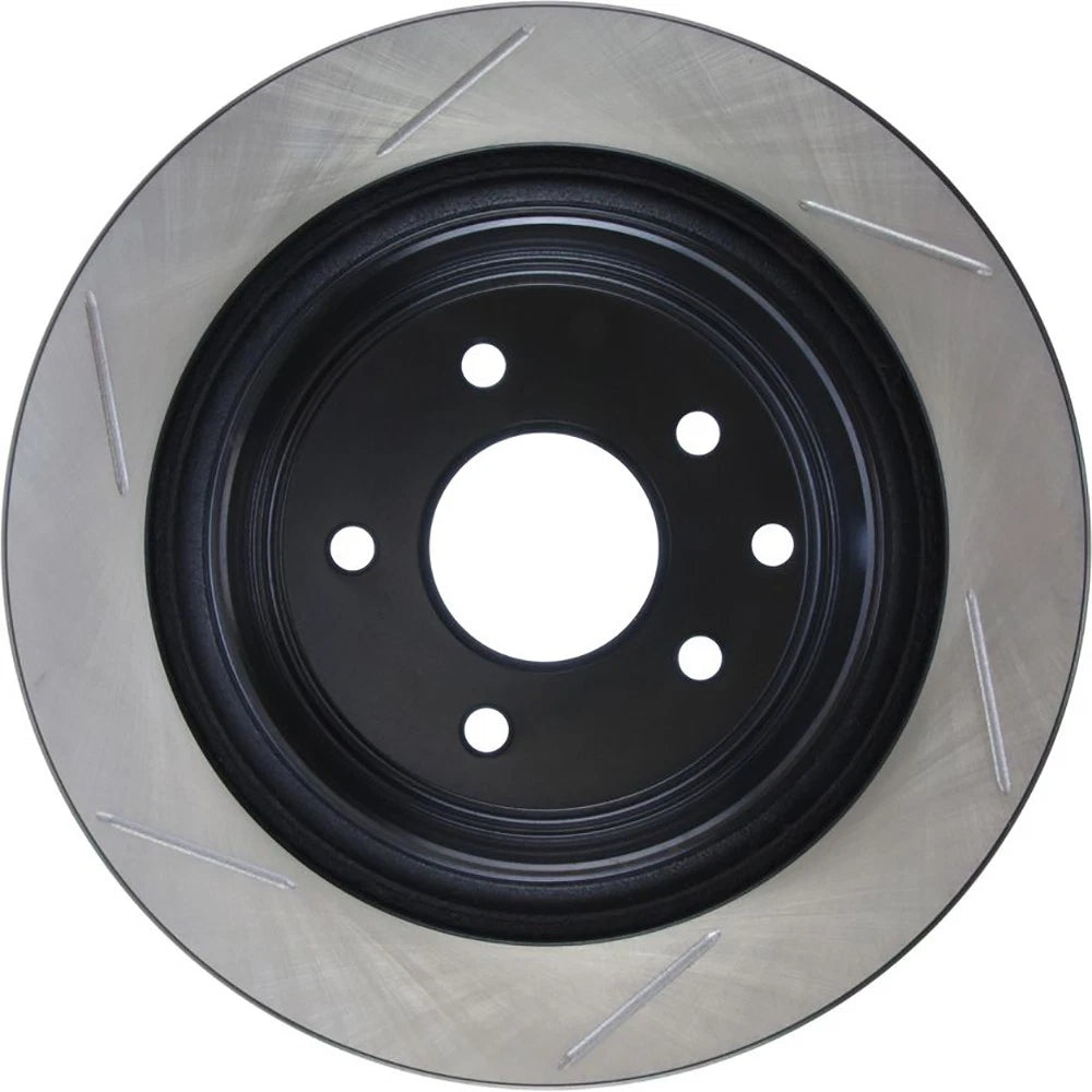 Stoptech Power Slot D&S Slotted Rear Brake Rotor | Nissan 350Z/Infiniti G35 (03-05) (126.42077SL)
