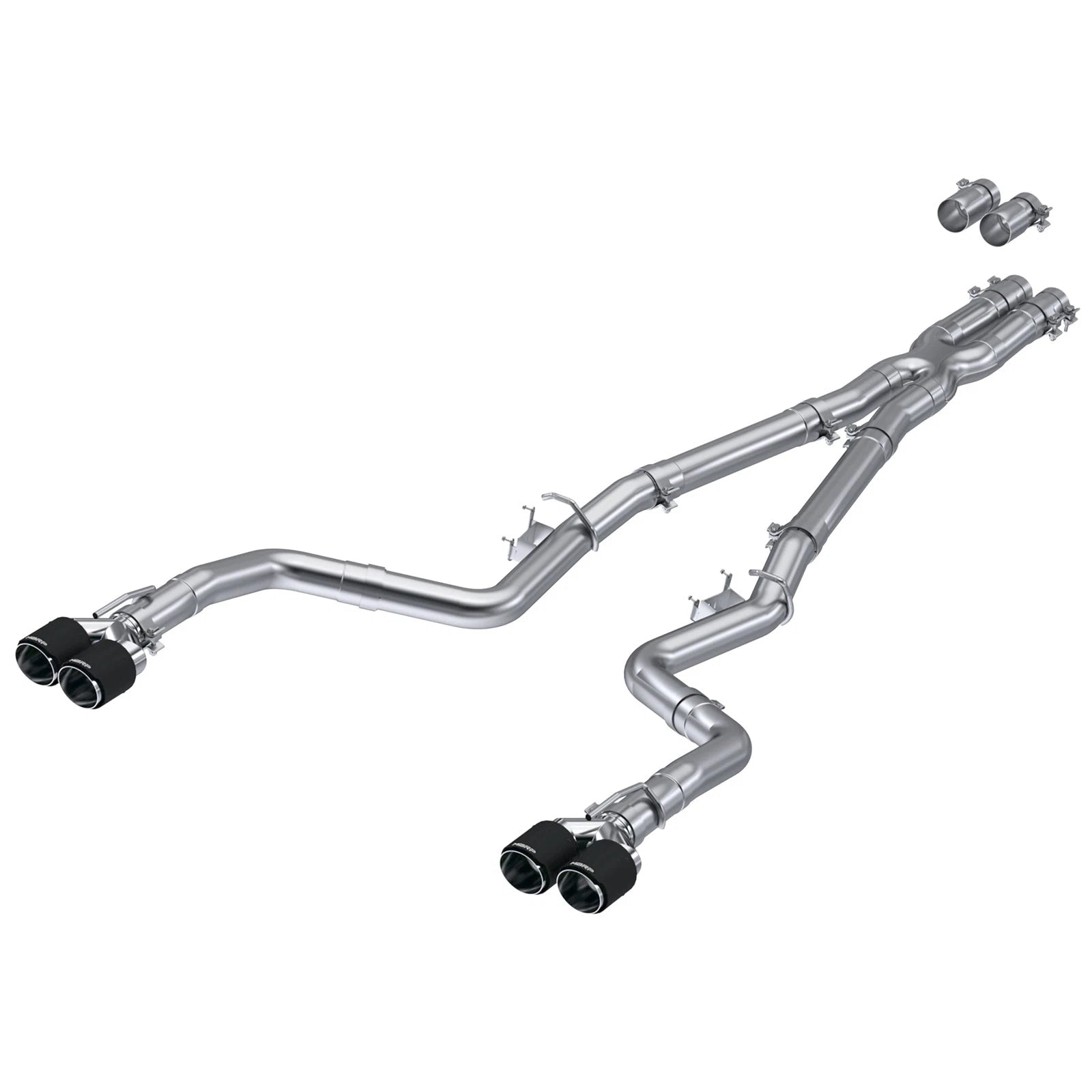 MBRP Perf Series 3in D&S Cat-Back Exhaust w/ CF Tips | Dodge Challenger 16+ (S71143CF)