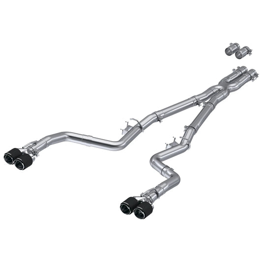 MBRP Perf Series 3in D&S Cat-Back Exhaust w/ CF Tips | Dodge Challenger 16+ (S71143CF)