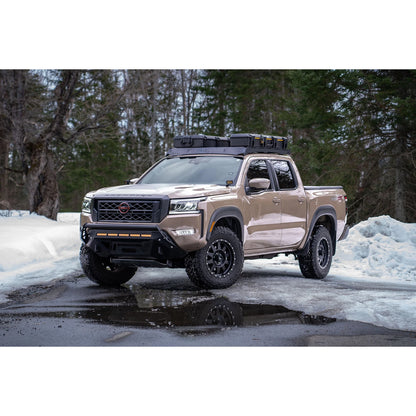 MBRP 3in Tip 3in Cat Back Turndown Exit Street Profile | Nissan Frontier (22-23) 3.8L (S5409AL)
