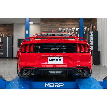 MBRP 3-In Armor Pro Street Dual Exit Cat-Back | Ford Mustang GT (S72053CF)