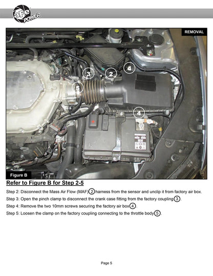 aFe Takeda Momentum CAI Acura TLX 14-20 | Honda Accord (56-70016D)