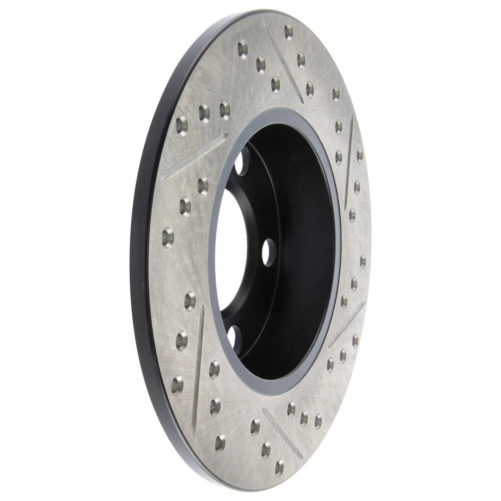 StopTech 127.33057R Rear Right Drilled Brake Rotor for 2000-06 TT / 98-15 Jetta