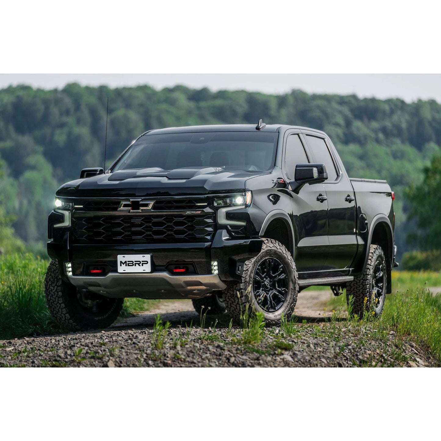 MBRP 2.5in Turn Down 3in Cat Back | Chevrolet Silverado/Sierra ZR2/AT4X 6.2L (22-23) (S5006304)