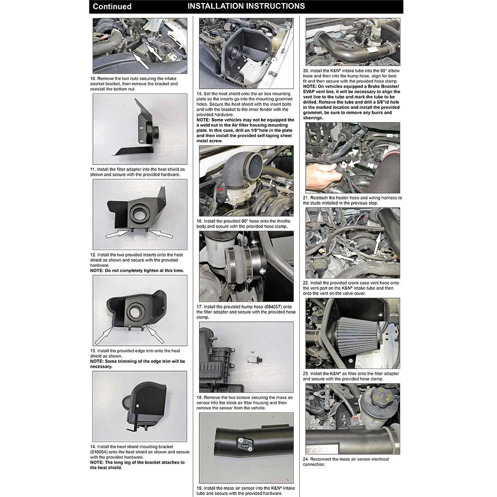 K&N 04-08 Ford F150 V8-5.4L/ Lobo 5.4L V8 Blackhawk Performance Intake Kit | Ford F150 (04-08) / Lobo (04-07) (71-2556)