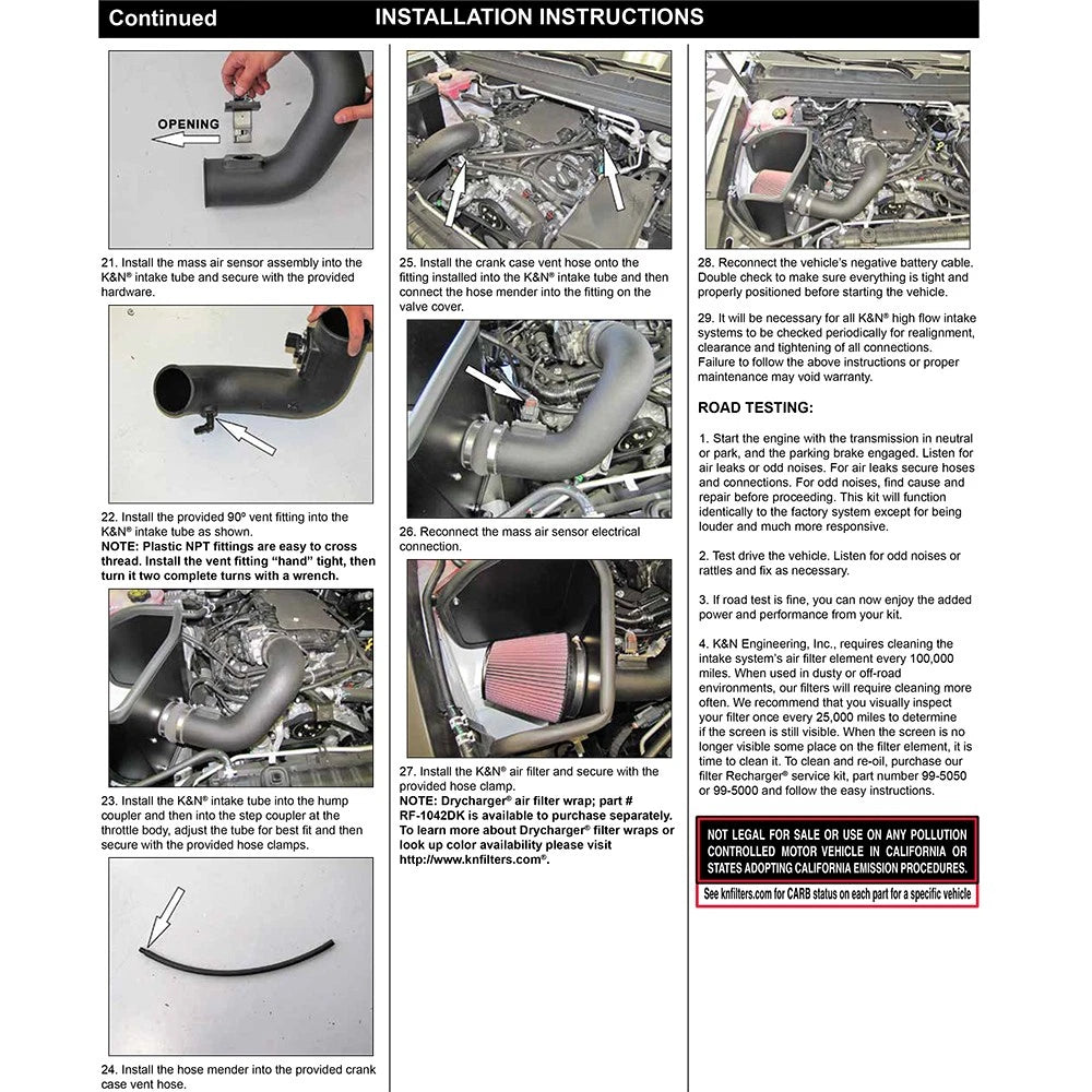 K&N Performance Air Intake | Chevrolet Colorado (15-20) 3.6L V6 (63-3088)