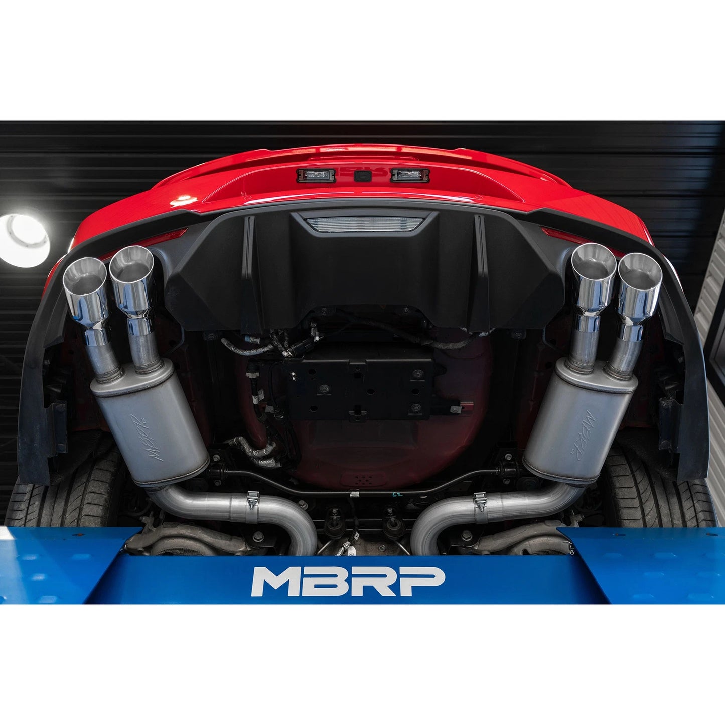 MBRP Perf SS 3" Street Quad Exit Catback | Ford Mustang GT (18-21) (S7205304)