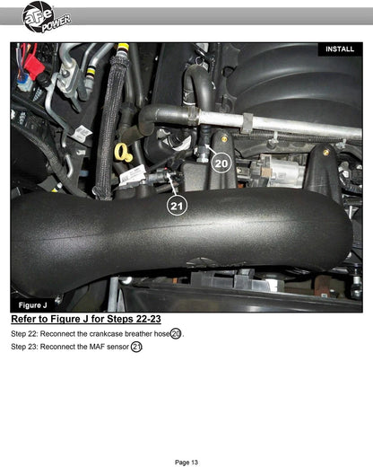 aFe Momentum Cold Air Intake w/ Pro Dry S Filter | GM 2500/3500HD V8 6.6L (20) (50-70055D)
