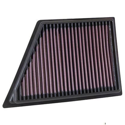K&N 33-5054 High Flow Performance Right Air Filter for 16-19 Cadillac CT6 3.0 V6
