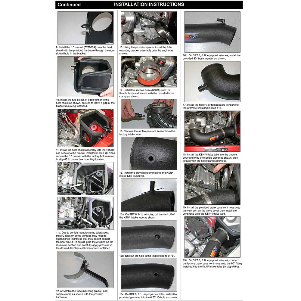 K&N Perf Intake Dodge Magnum/Chrysler 300C/Challenger | RWD (SPF1542-12K)