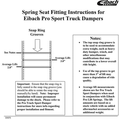 Eibach Front Coil Spring (Pair) for 2007-2015 Toyota Tundra