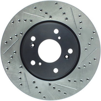 StopTech 127.40086L Front Left Drilled Disc Brake Rotor for 2013-20 Honda Accord
