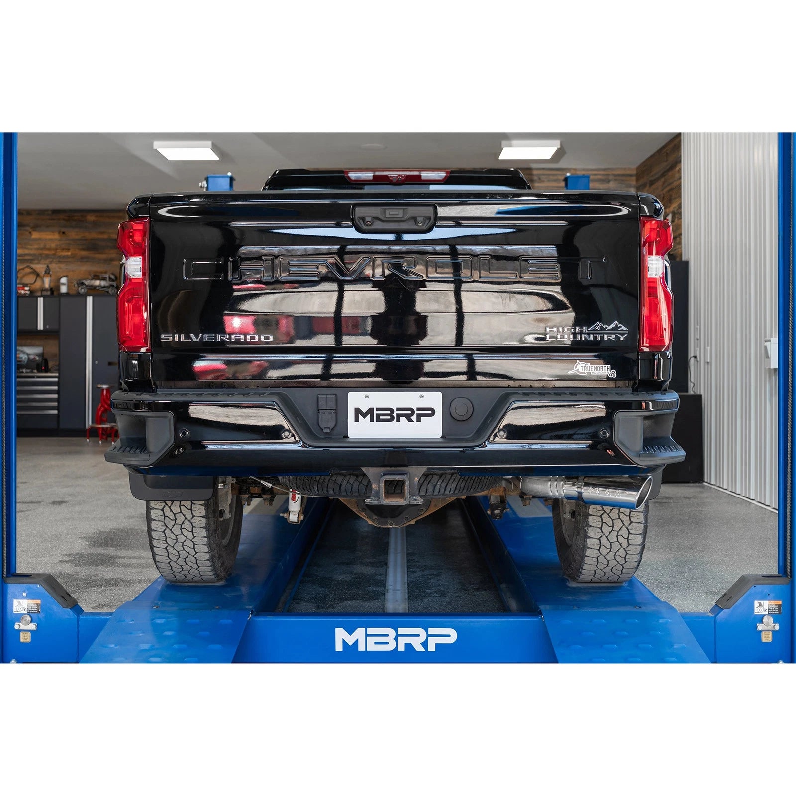 MBRP 4in Mandrel Bent Tubing AL-Ser Cat Back Exhaust | Silverado 2500/3500 HD (20+) (S6059AL)