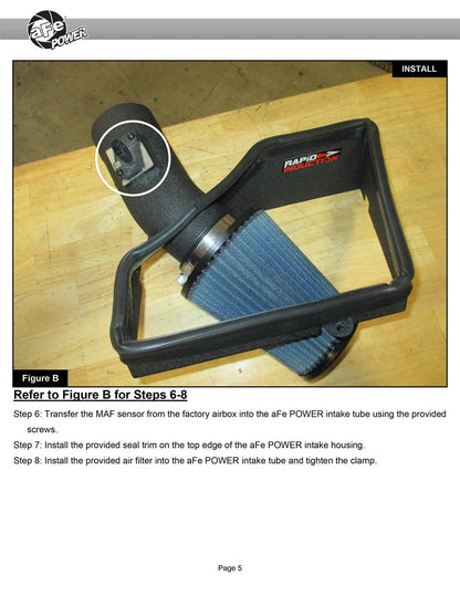 aFe MagnumFORCE Stage-2 Pro 5R Intake 3" Flange | Mini Cooper/S/Clubman L3 1.5L (19-21) (52-10011R)