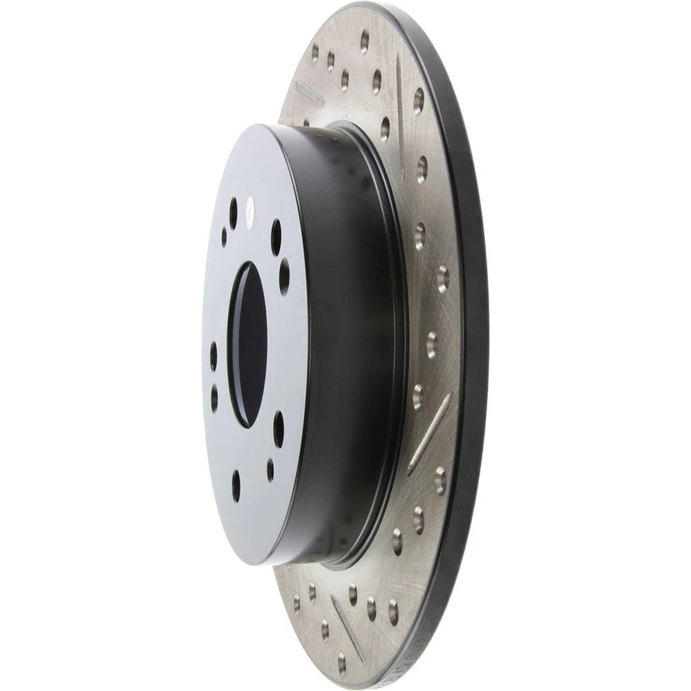 Stoptech Slotted And Drilled Rear Brake Rotor | 2006-2009 Honda Civic Ex/Si (127.40040L)