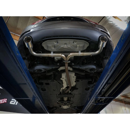 aFe Takeda 2.5in SS Axle-Back Exhaust w/ Polished Tips | Mazda 3 (14-18) (49-37014-P)