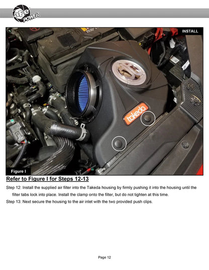 aFe 22-23 Hyundai Kona N 2.0L(t) Takeda Momentum Cold Air Intake w/ Pro DRY S Filter (56-70058D)
