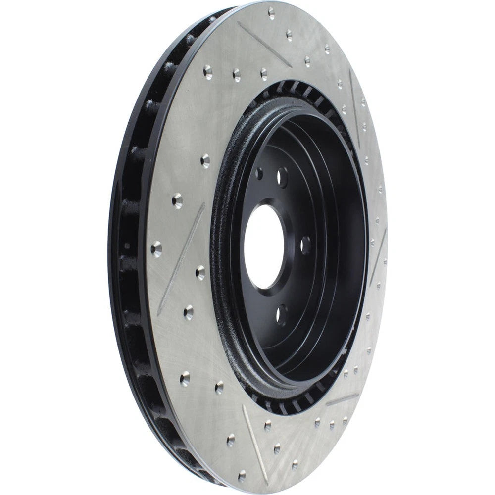 StopTech 127.62119R Rear Right Drilled Brake Rotor for 09-19 CTS / 10-20 Camaro