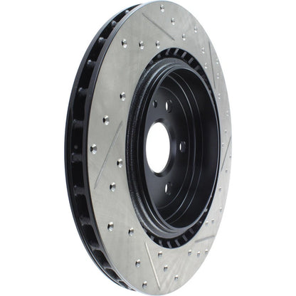 StopTech 127.62119R Rear Right Drilled Brake Rotor for 09-19 CTS / 10-20 Camaro