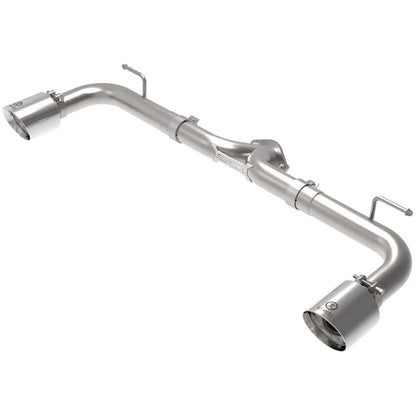 aFe Takeda 2.5in SS Axle-Back Exhaust w/ Polished Tips | Mazda 3 (14-18) (49-37014-P)