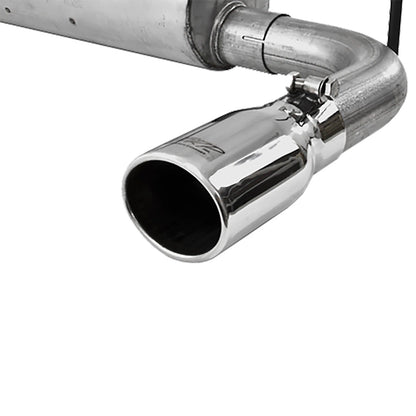 MBRP 2.5in. Cat-Back Single Rear Exit Exhaust | Jeep Wrangler 4dr 3.8L V6 (07-09) (S5502AL)