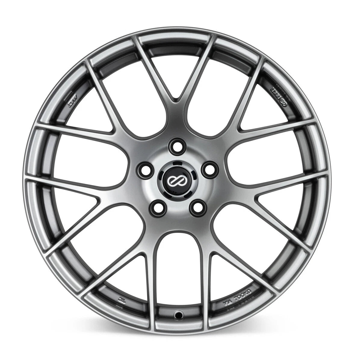 Enkei Raijin Hyper Silver | 18x8.5" +38mm | 5x120mm Wheel