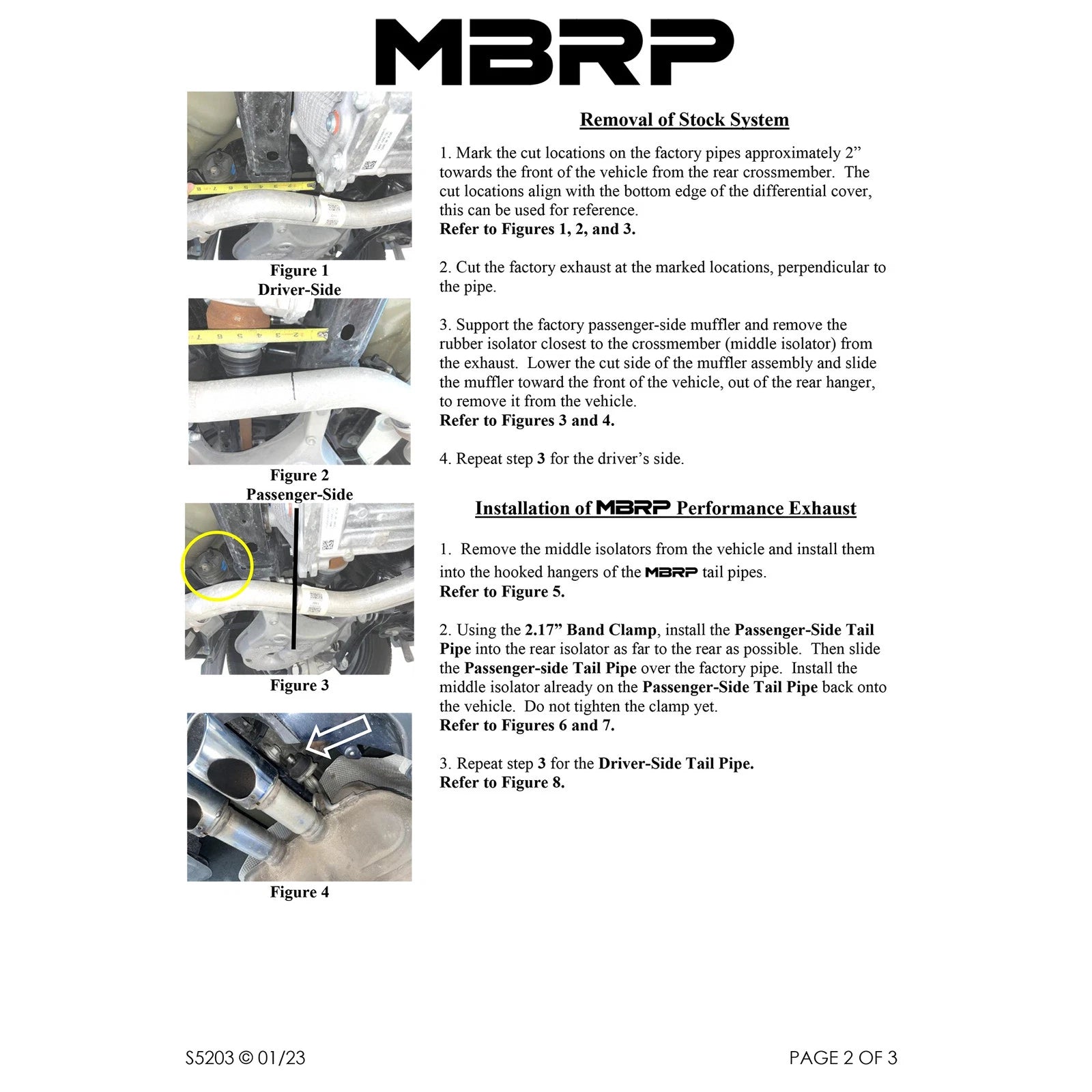 MBRP 2.5in Dual Rear Exit Axle Back Exhaust w/ Quad Tips | Ford Explorer ST 20-21 (S5203AL)