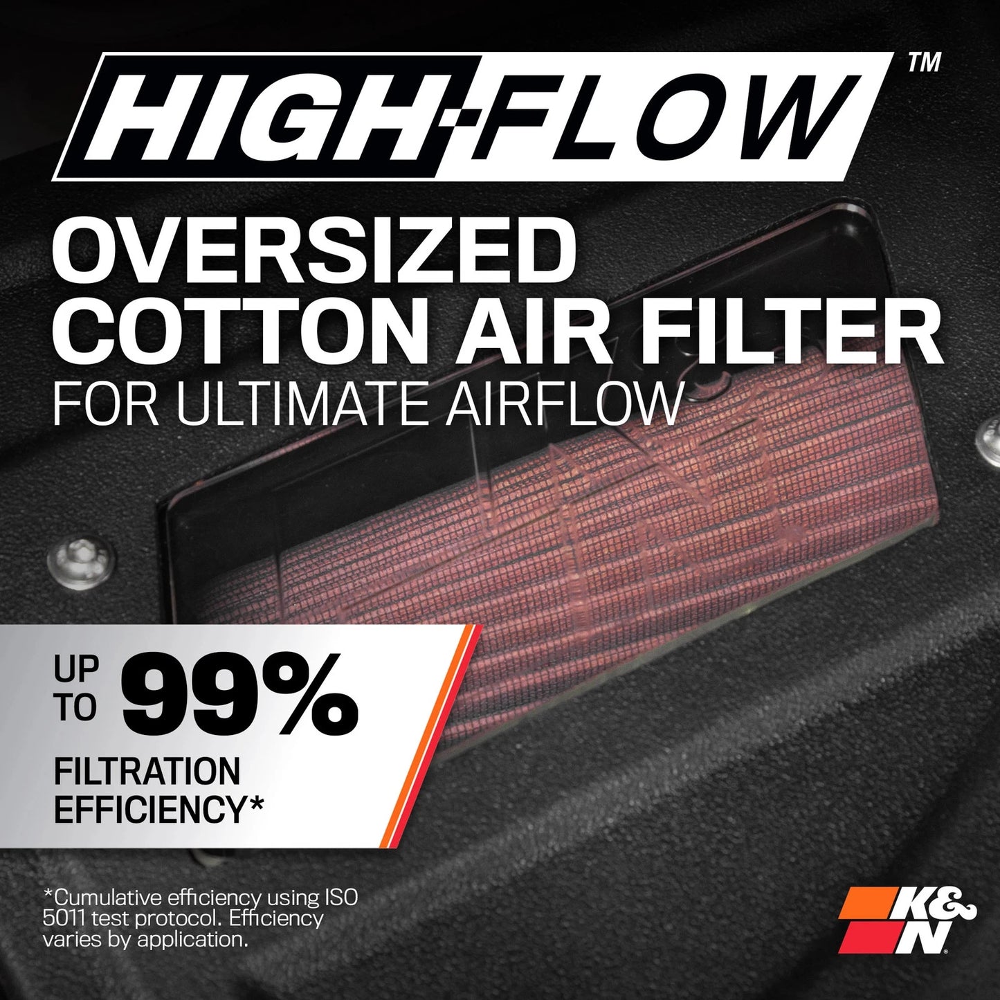 K&N 20-23 RAM 1500 V6 3.0L Diesel Performance Air Intake System | RAM 1500 V6 3.0L Diesel (63-1586)
