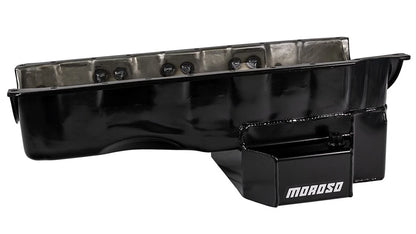 Moroso Chevrolet Big Block Gen 5/6/GM A Body Road Race Baffled Wet Sump 6.5qt 8in Steel Oil Pan