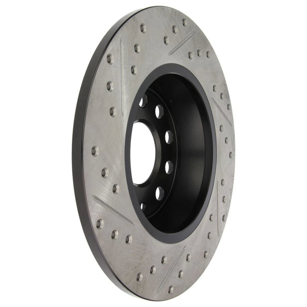 StopTech Slotted & Drilled Brake Rotor - RL | 2010-2014 Volkswagen Golf GTI (127.33099L)