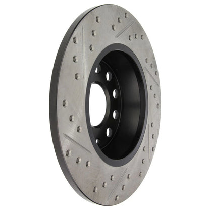 StopTech Slotted & Drilled Brake Rotor - RL | 2010-2014 Volkswagen Golf GTI (127.33099L)