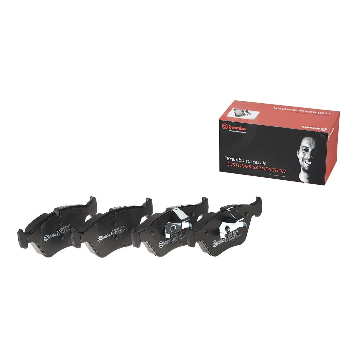 Brembo Low-Met OE-Equivalent Front Brake Pads | BMW M3 (03-06) / Z4 (06-08) (P06042)