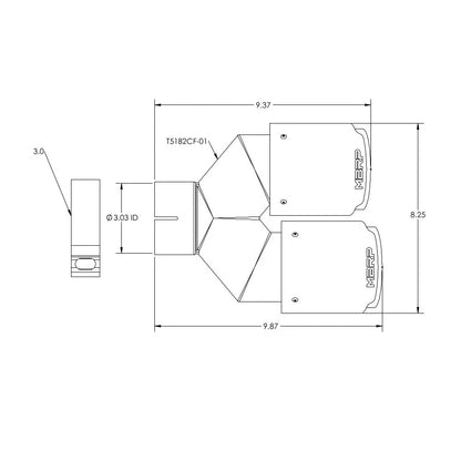 MBRP Dual Wall Angle Cut Dual 4-Inch Outlet | Universal (T5182CF)