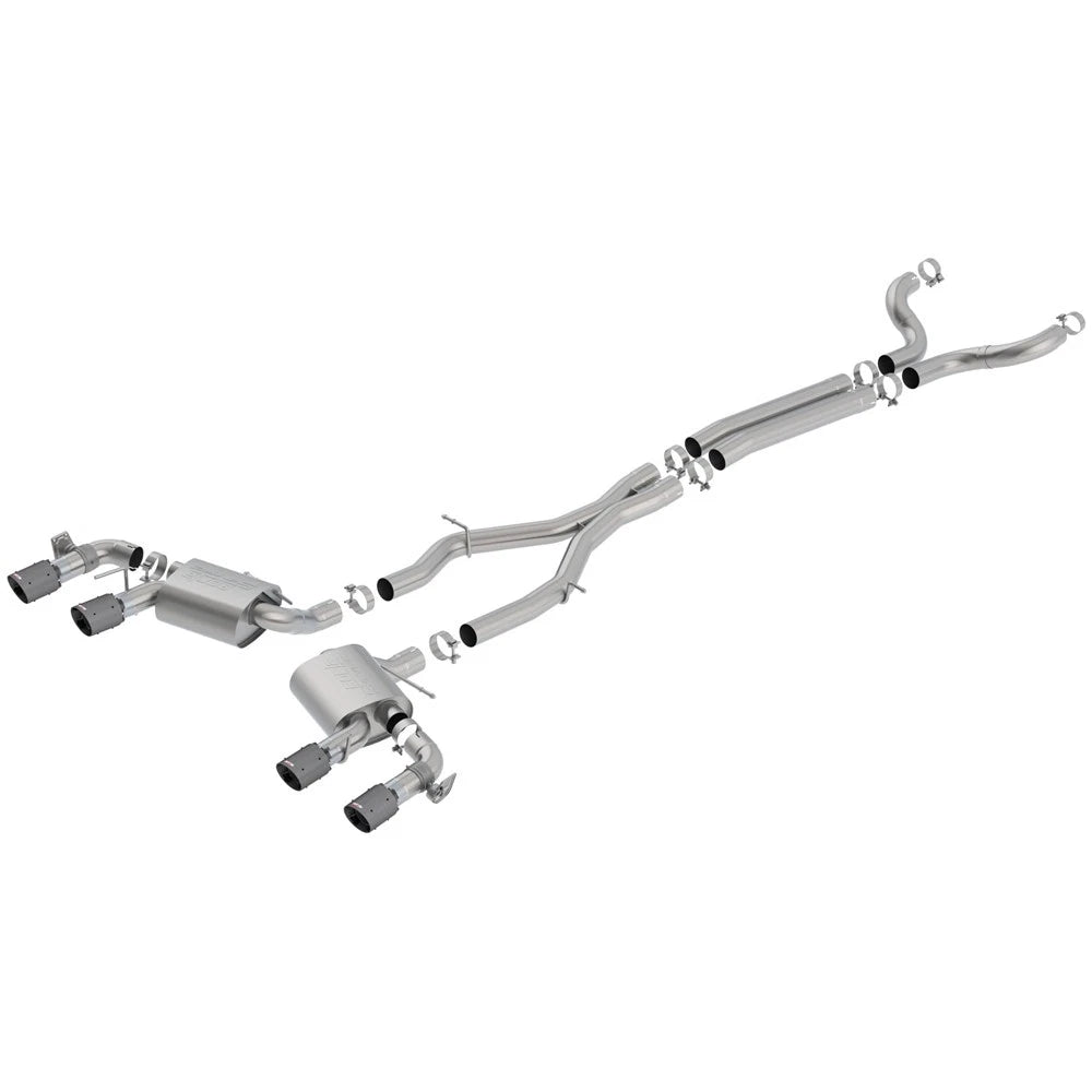 Borla Cat-Back Exhaust System - S-Type | 2017-2020 Chevrolet Camaro ZL1 6.2L (140726)