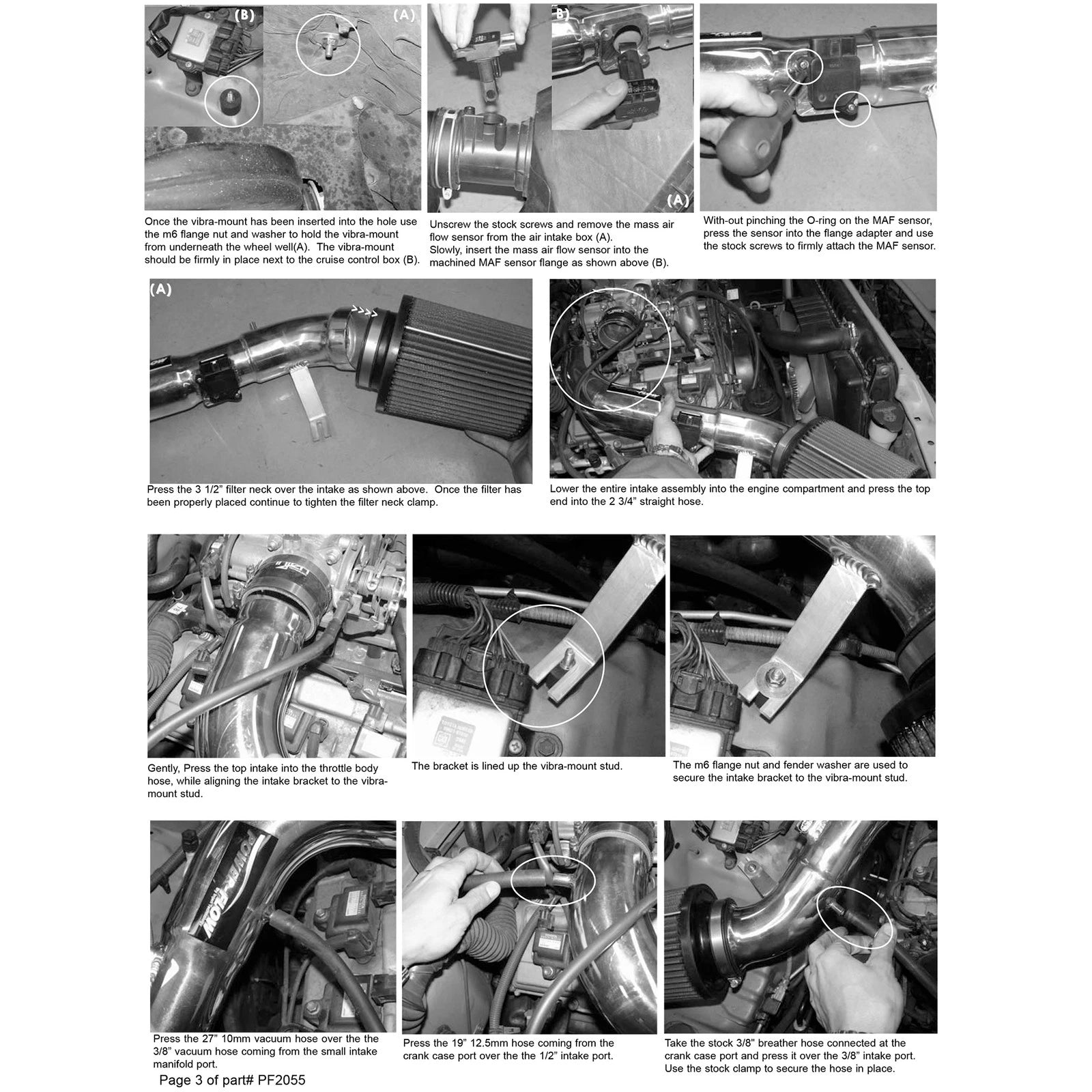 Injen Polished Power-Flow Air Intake System | Toyota 4Runner/Tacoma 3.4L V6 (99-04) (PF2055P)