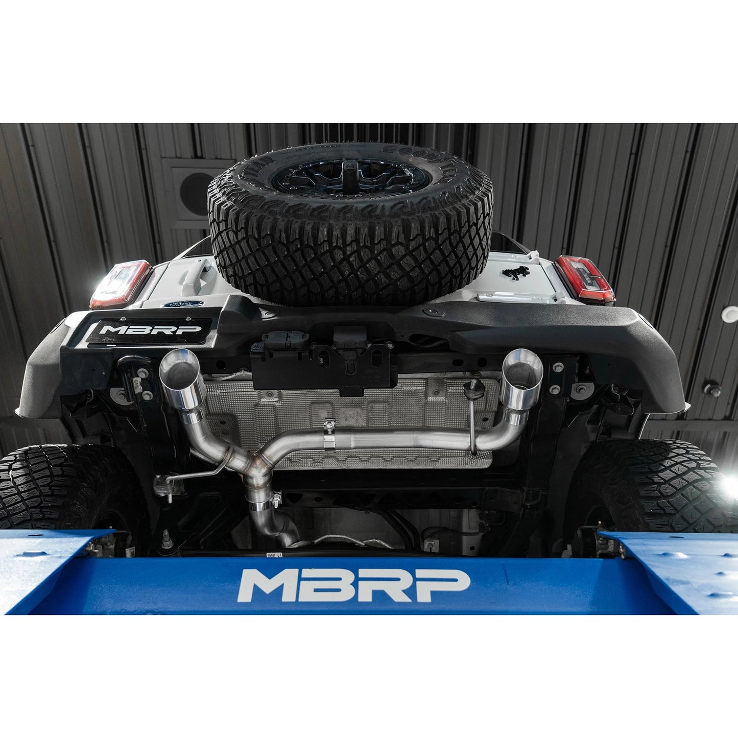 MBRP 3" Armor Pro D&S Dual Rear Exit Catback | Ford Bronco (21-22) (S5241304)