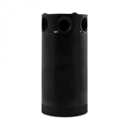 Mishimoto XL Compact Baffled Oil Catch Can, 3-Port